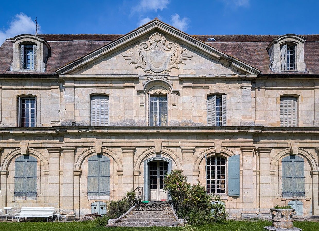 Bilder Franskt slott och magnifika trädgårdar, 60 km från Paris