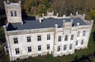Slot til salg Górki Dąbskie, Pałac w Górkach Dąbskich, województwo kujawsko-pomorskie, Dronefoto