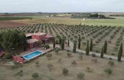 Landhus til salg Almagro, Almagro, Castilla-La Mancha, Dronefoto