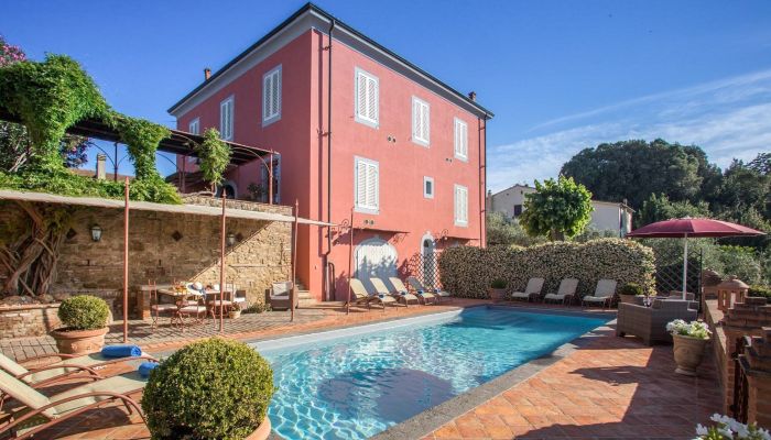 Historisk villa til salg Montelopio, Toscana,  Italien