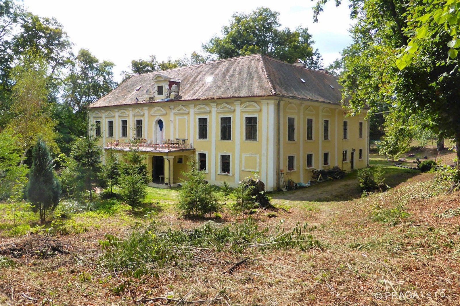 Bilder Barokk slott i regionen Tsjekkia-Tyskland