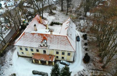 Slott til salgs Plzeňský kraj, okres Klatovy, Klatovy, Plzeňský kraj, Dronefoto