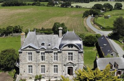 Herregård til salg Pléneuf-Val-André, Le Tertre Rogon, Bretagne, Dronefoto