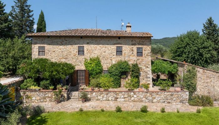Landhus til salg Castellina in Chianti, Toscana,  Italien