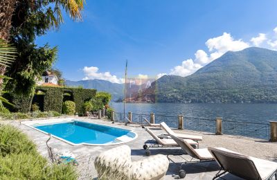 Historisk villa til salg Moltrasio, Lombardiet, Pool