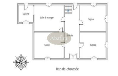 Ejendom Maubourguet, Plantegning 1