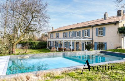 Herregård til salg Vaugneray, Auvergne-Rhône-Alpes, Bagudvendt