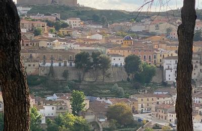 Bypalæ til salg Chinchilla de Monte-Aragón, Calle Doctor Daudén  2, Castilla-La Mancha, view of the village from the hill
