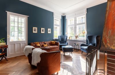Historische Villa kaufen 13465 Frohnau, Berlin,, Kaminzimmer 