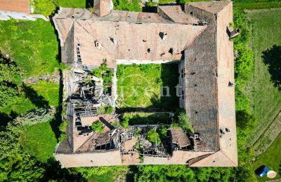 Schloss kaufen Vršovice, Zámek Vršovice, Ústecký kraj, Drohnenfoto