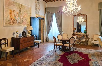 Historische Villa kaufen Montecalvoli, Toskana, Salon