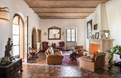 Historisk villa til salgs Torrenieri, Toscana, Oppholdsrom