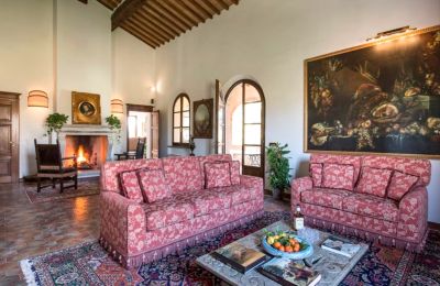 Historisk villa til salgs Torrenieri, Toscana, Stue