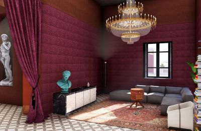 Stadtpalais kaufen Mozzagrogna, Piazza San Rocco, Abruzzen, Visualisierung