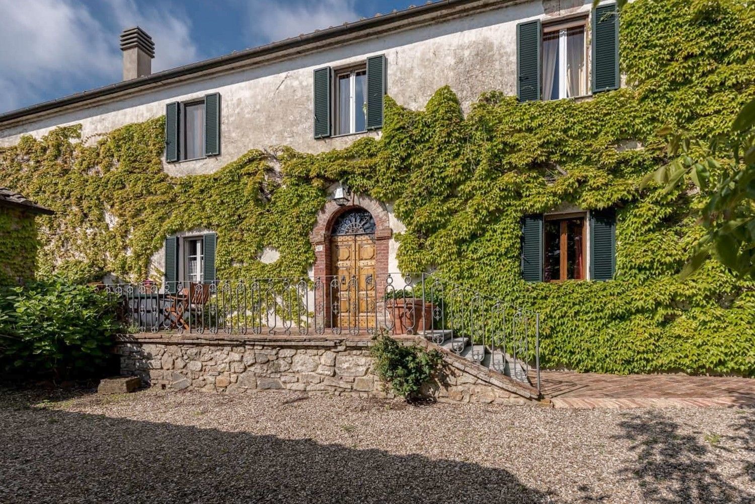 Bilder Historisk egendom i Murlo, Siena, Toscana med panoramautsikt