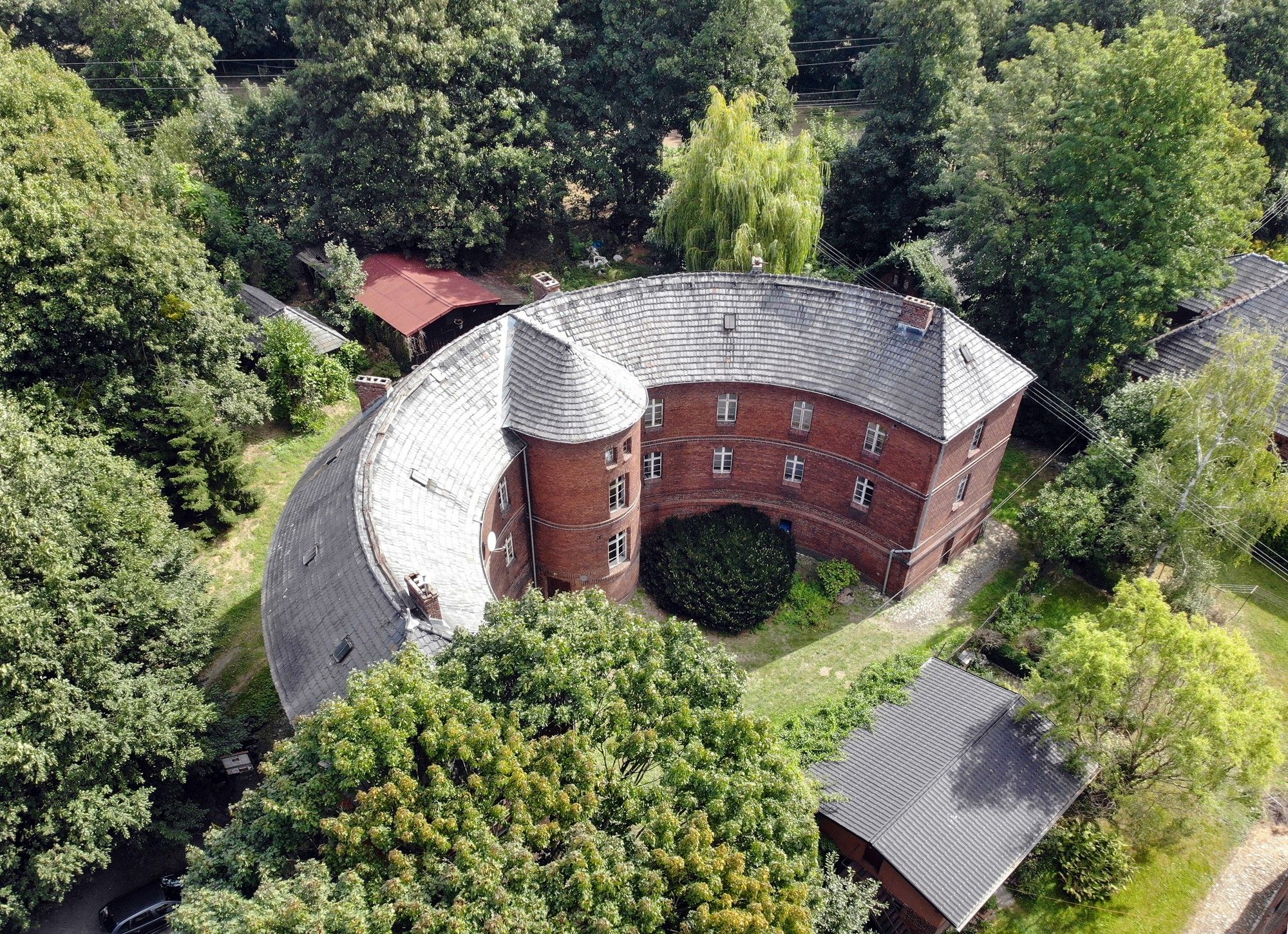 Fotos Festungsbauwerk auf der Oder-Insel Ostrówek - Wohnen im Denkmal