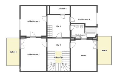 Historische Villa kaufen 53179 Mehlem, Nordrhein-Westfalen, 2. Etage