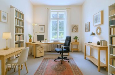 Historische Villa kaufen 53179 Mehlem, Nordrhein-Westfalen, Büro - KI generiert