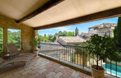 Historisk ejendom til salg Uzès, Occitanie, Balkon