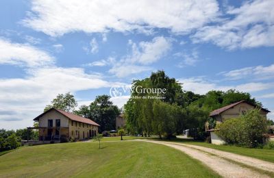 Historische Immobilien, Touristisches Anwesen mit Gîtes, Wohnhaus und sanierungsbedürftigem Château bei Marciac
