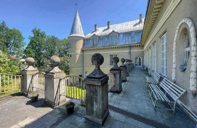 Schloss kaufen Łubie, Pyskowicka 34, Schlesien, Terrasse