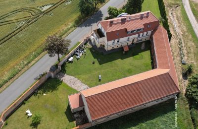Herregård til salgs Brandenburg, Dronefoto