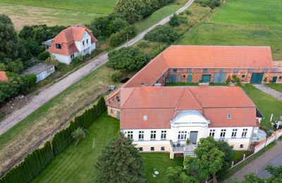 Herregård til salgs Brandenburg, Dronefoto