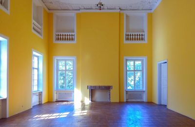 Slott till salu Siedlec, Pałac w Siedlcu, Storpolen, Balsal