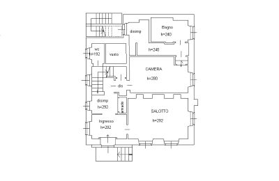 Historisk villa til salgs 28838 Stresa, via Principe di Piemonte, Piemonte, Floorplan Groundfloor