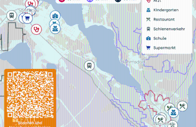 Historische Villa kaufen 15864 Wendisch Rietz, Brandenburg, Lageplan