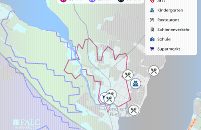 Historische Villa kaufen 15864 Wendisch Rietz, Brandenburg, Lageplan
