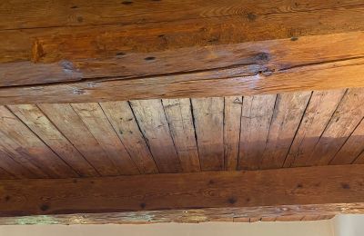 Schloss kaufen 84375 Kirchdorf am Inn, Hofmarkstraße 2, Bayern, 1. Stock: Balkendecke im Wohnzimmer