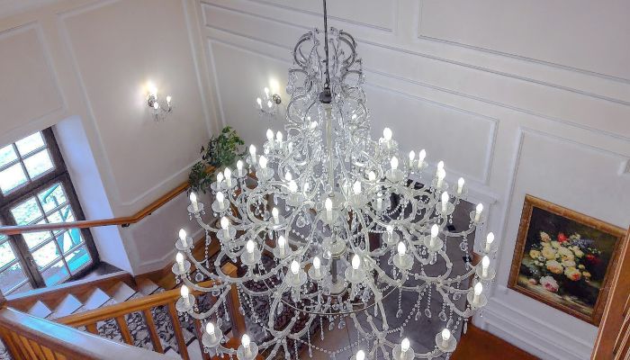 Herregård med park, dam og ny hotelbygning i det centrale Polen – firestjernet standard