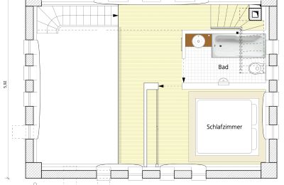 Historisk ejendom til salg 15324 Groß Neuendorf, Hafenstraße 1A, Brandenburg, Verladeturm Grundriss fünftes Obergeschoss