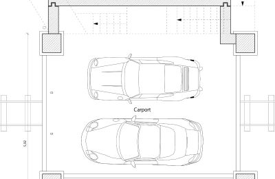 Historisk ejendom til salg 15324 Groß Neuendorf, Hafenstraße 1A, Brandenburg, Verladeturm Grundriss Carport