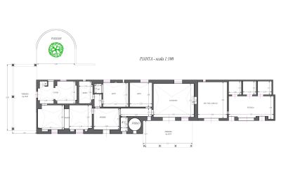 Fastighet Francavilla Fontana, Planritning 1