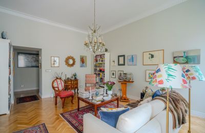 Historisk liebhaverlejlighed til salg Warszawa, Mokotowska, Mazovien, Stueområde
