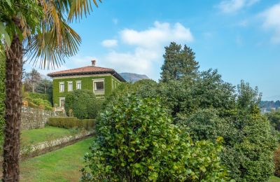 Historische Villa kaufen Verbania, Piemont:  Garten