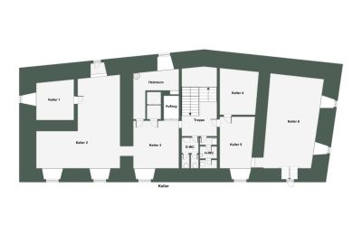 Slott til salgs 32683 Alverdissen, North Rhine-Westphalia, Grundriss - KG
