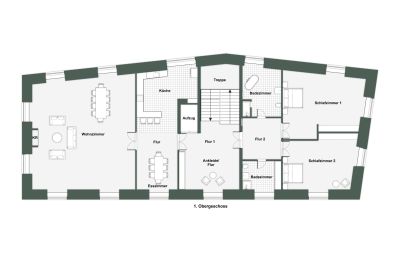 Slott til salgs 32683 Alverdissen, North Rhine-Westphalia, Grundriss - 1.OG