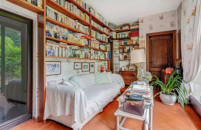 Historisk villa til salgs Castelletto Sopra Ticino, Piemonte, Bibliotek