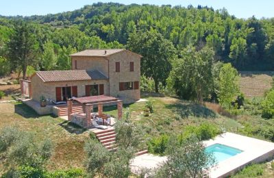 Landhaus kaufen Montescudaio, Toskana:  RIF 2185 Rustico mit Treppen zum Pool