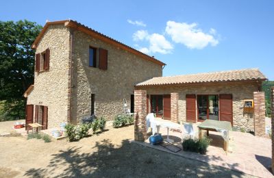 Landhaus kaufen Montescudaio, Toskana:  RIF 2185  Rustico und Terrasse