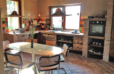 Landhaus kaufen Montescudaio, Toskana:  RIF 2185 Küche mit Essbereich