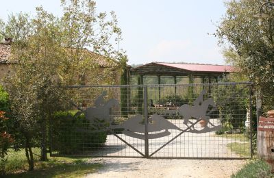 Lantgård till salu Arezzo, Toscana:  RIF2262-lang2#RIF 2262 Zufahrtstor