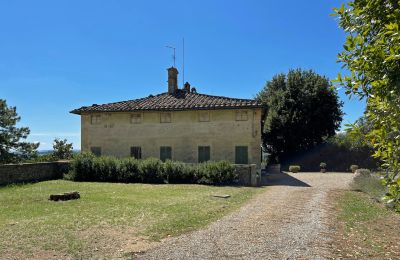Historisk villa till salu Siena, Toscana:  RIF 2937 Haus und Zufahrt