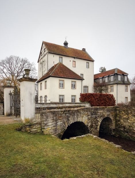 Salzkotten, Burg Dreckburg - Burg Dreckburg Salzkotten