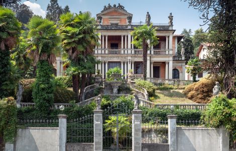 Meina, Via Sempione, Villa Eden - Herenhuizen aan het Lago Maggiore: Villa Eden in Meina