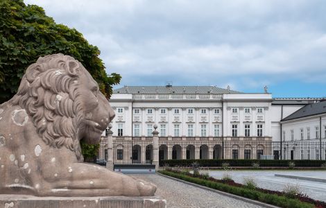 Warszawa, Pałac Prezydencki - Präsidentenpalast am Königsweg in Warschau