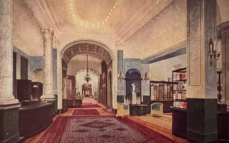 Haus Cumberland Kurfürstendamm, Historische Innenansicht